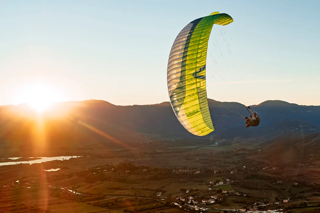 Paragliding with Skywalk Mescal at sunset